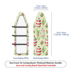 1-Piece Holiday Christmas Decorative Pattern Holly Leaves Household  Ironing Board Cover, Universal Size, Without Board