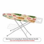 1-Piece Christmas Heart Tree  Ironing Board Cover, Universal Size, Without Board