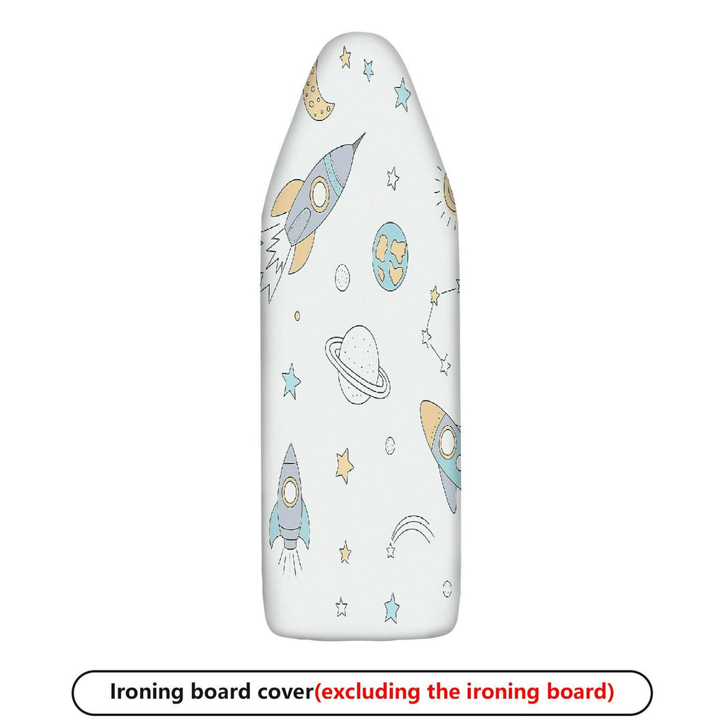 1-Piece Rocket Planet Star  Ironing Board Cover, Universal Size, Without Board