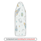 1-Piece Rocket Planet Star  Ironing Board Cover, Universal Size, Without Board