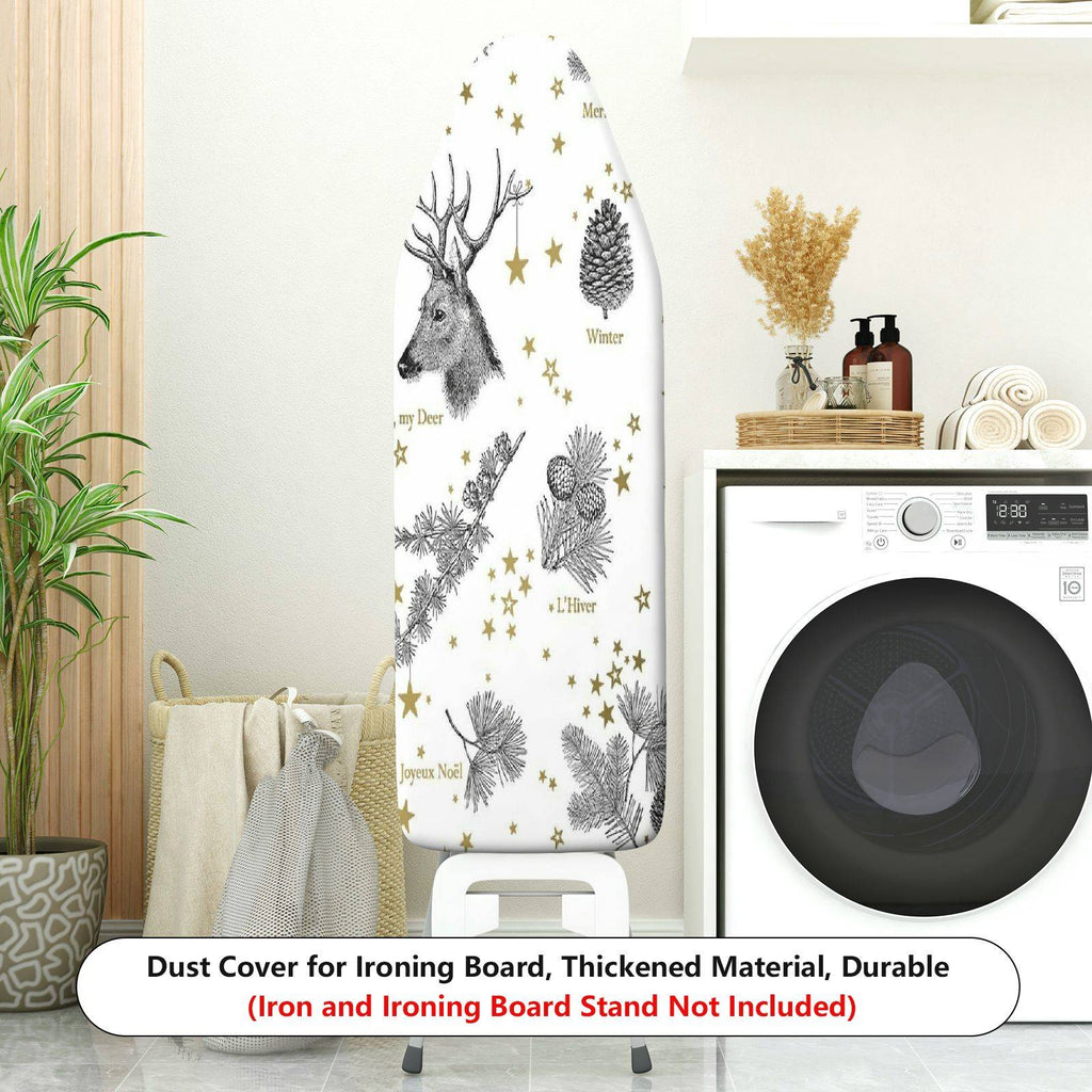 1-Piece Deer Pine Star  Ironing Board Cover, Universal Size, Without Board