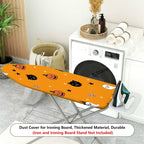 1-Piece Halloween Pumpkin Cat Ghost  Ironing Board Cover, Universal Size, Without Board