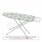 1-Piece Flamingo Green Tropical  Ironing Board Cover, Universal Size, Without Board