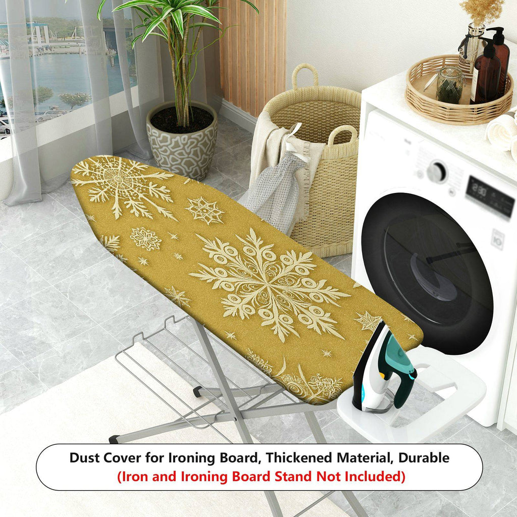 1-Piece Snowflake Christmas Winter  Ironing Board Cover, Universal Size, Without Board