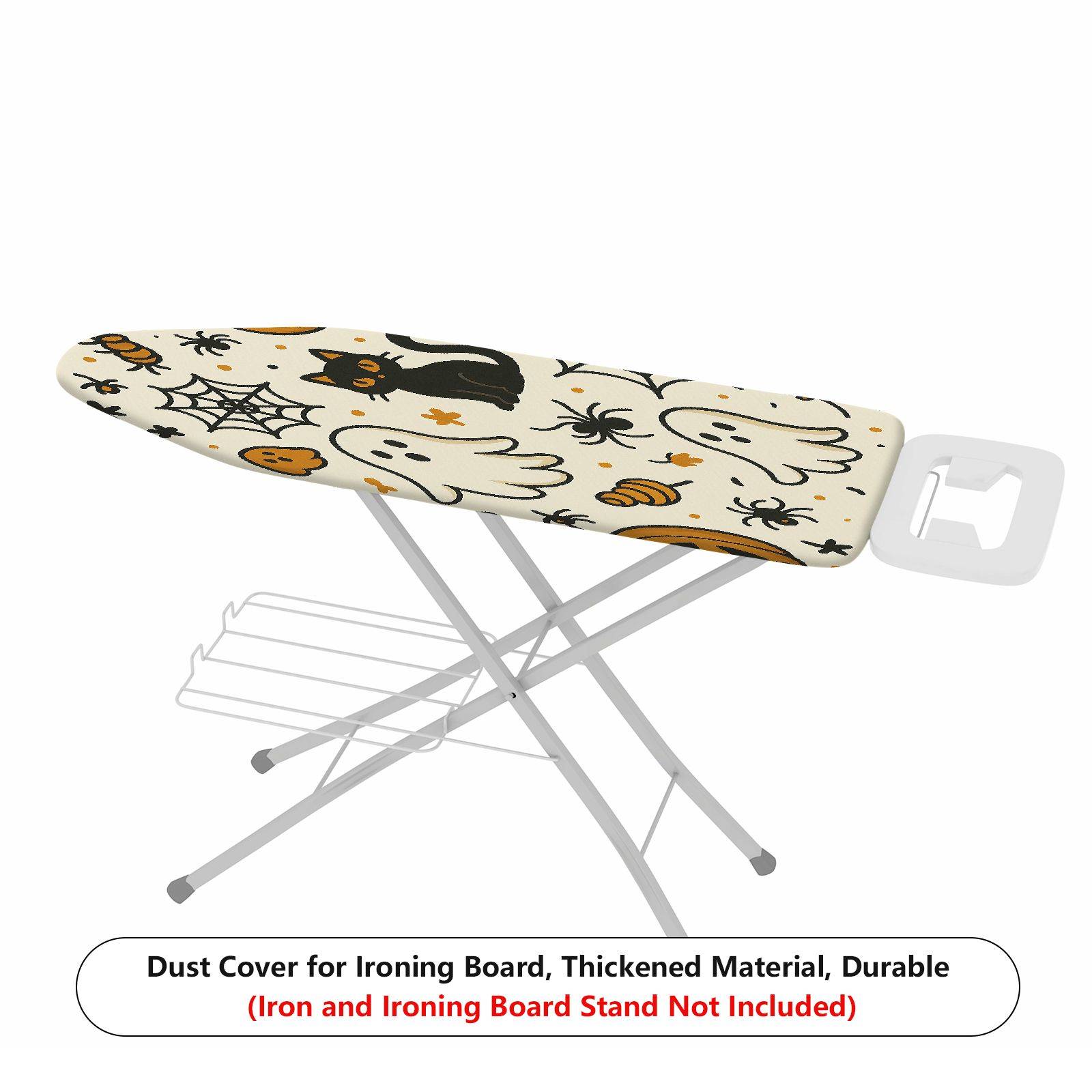 1-Piece Ghost Cat Spider  Ironing Board Cover, Universal Size, Without Board