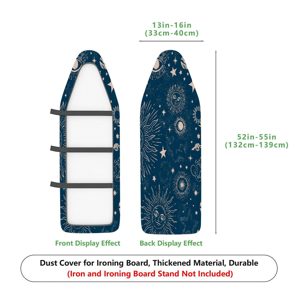 1-Piece Sun Moon Star  Ironing Board Cover, Universal Size, Without Board