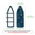 1-Piece Sun Moon Star  Ironing Board Cover, Universal Size, Without Board