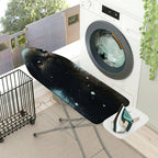 1-Piece Artistic Black Cat Starry  Ironing Board Cover, Universal Size, Without Board