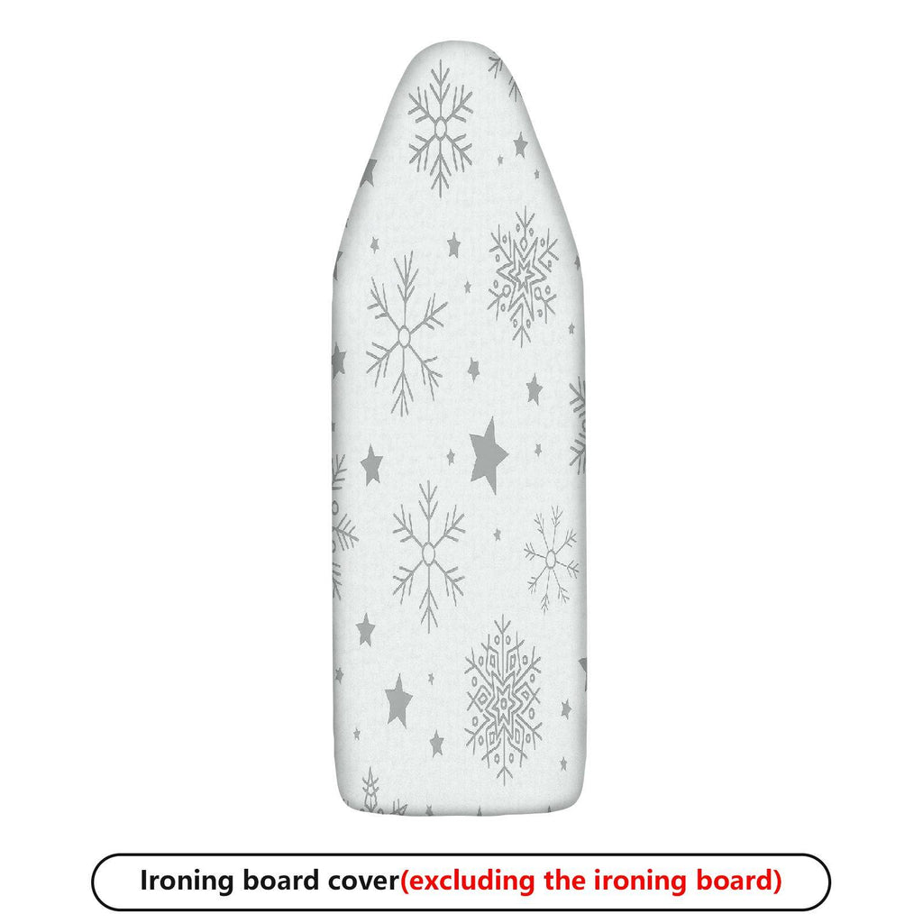 1-Piece Snowflake Star Winter  Ironing Board Cover, Universal Size, Without Board