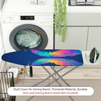 1-Piece Colorful Dragonfly Starry Sky Fantasy  Ironing Board Cover, Universal Size, Without Board