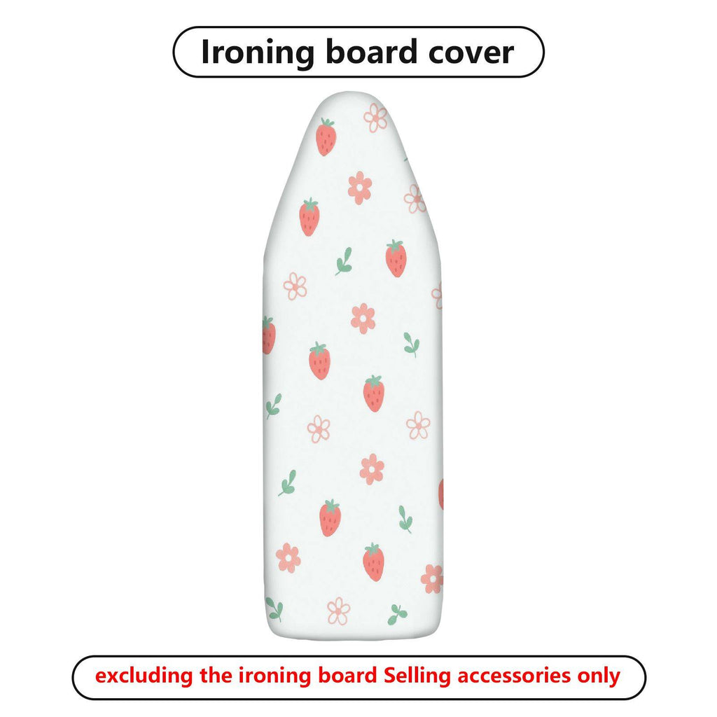 1-Piece Strawberry Floral  Ironing Board Cover, Universal Size, Without Board