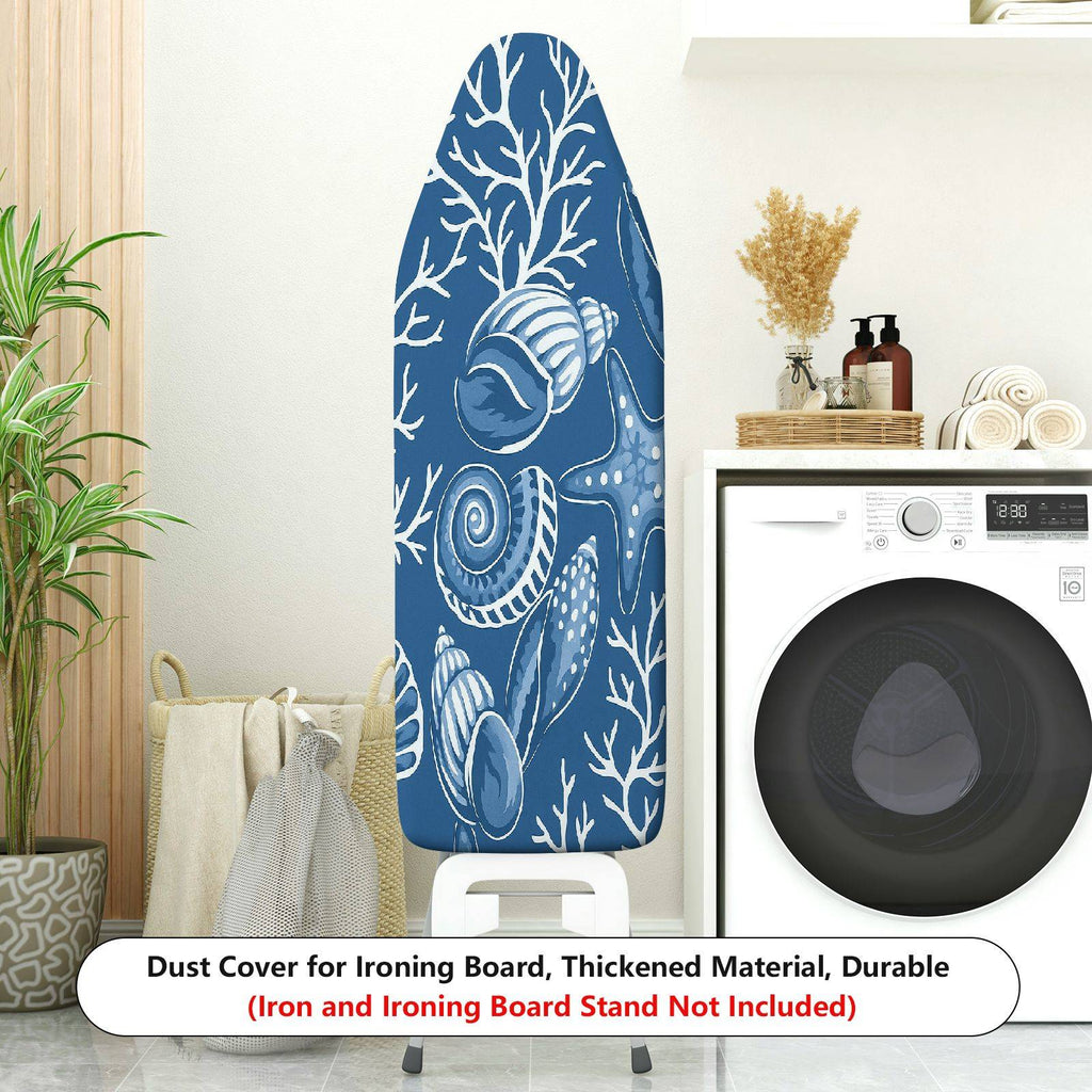 1-Piece Ocean Shell Star  Ironing Board Cover, Universal Size, Without Board