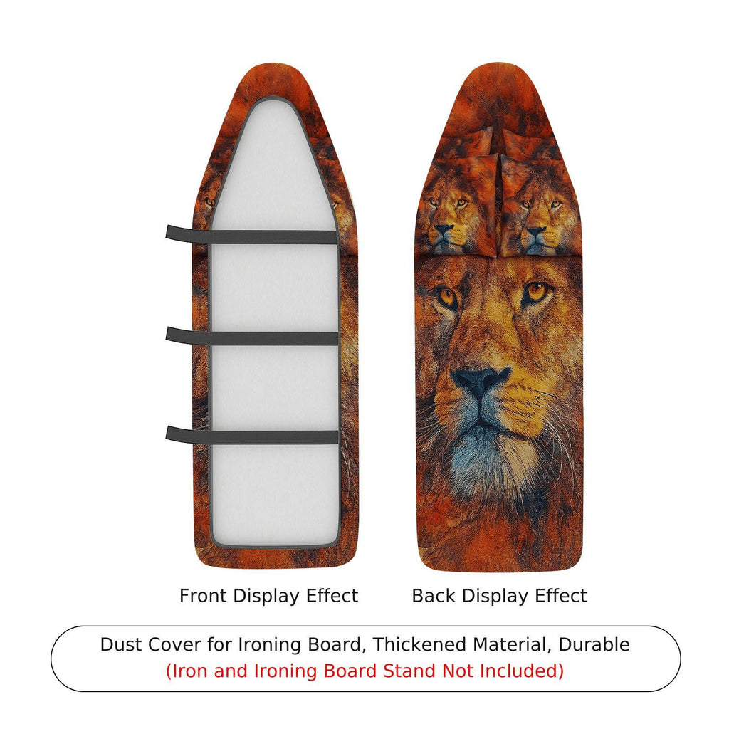1-Piece Lion Animal Art Painting  Ironing Board Cover, Universal Size, Without Board