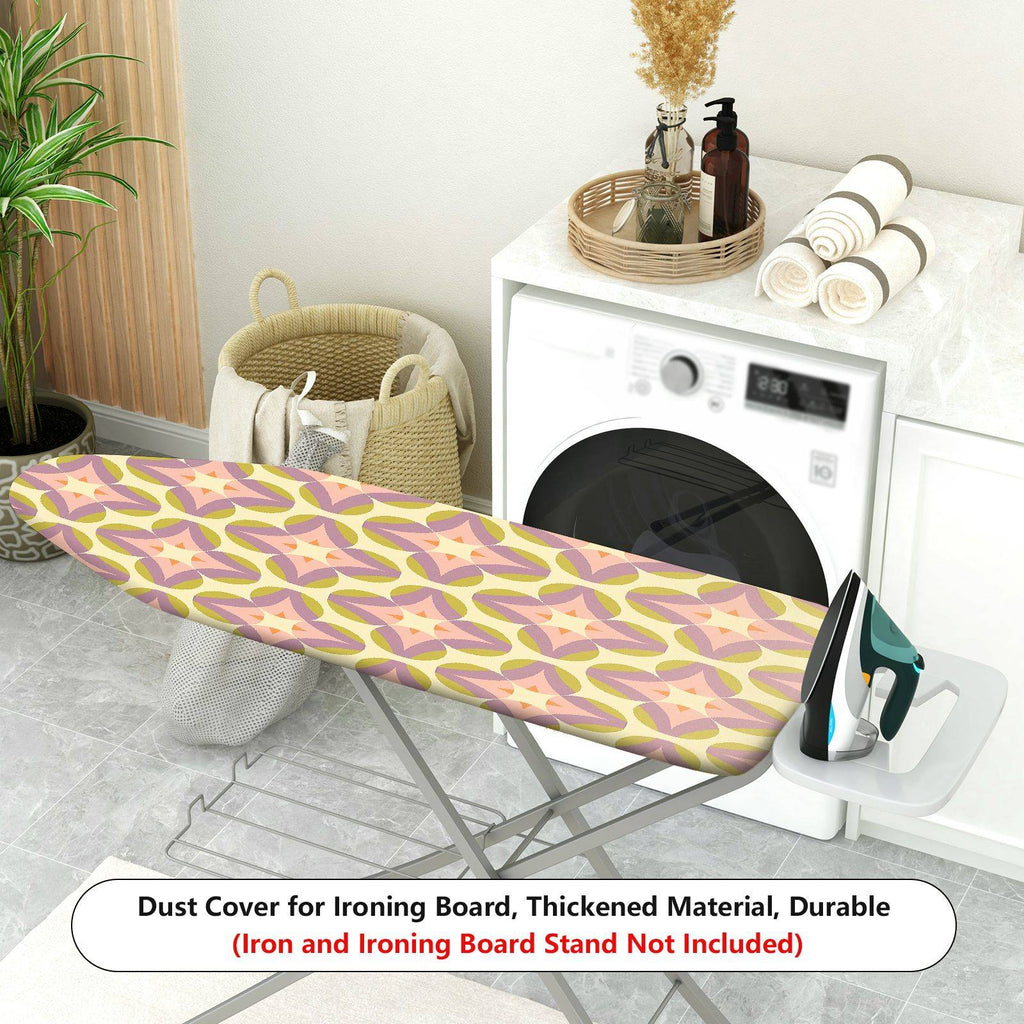 1-Piece Geometric Floral Star Pattern  Ironing Board Cover, Universal Size, Without Board