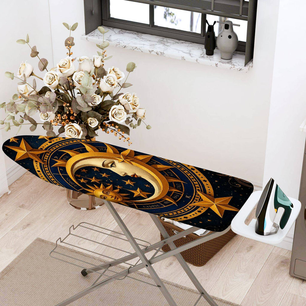 1-Piece Moon Star Galaxy  Ironing Board Cover, Universal Size, Without Board