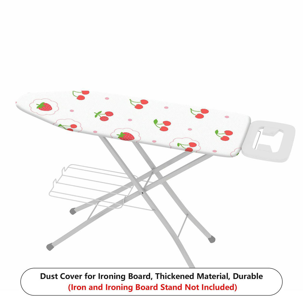 1-Piece Strawberry Cherry Polka Dot  Ironing Board Cover, Universal Size, Without Board
