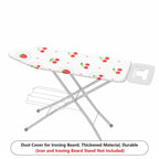 1-Piece Strawberry Cherry Polka Dot  Ironing Board Cover, Universal Size, Without Board