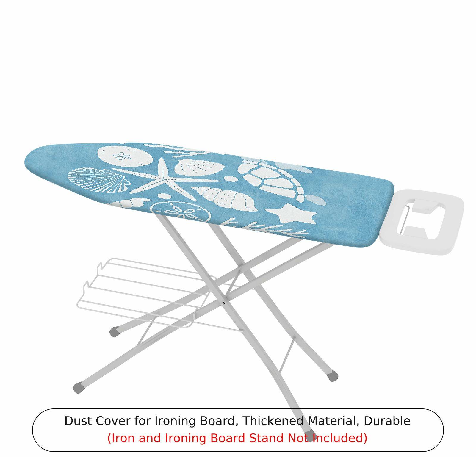 1-Piece Starfish Conch Turtle  Ironing Board Cover, Universal Size, Without Board