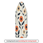 1-Piece Floral Sunflower Retro  Ironing Board Cover, Universal Size, Without Board