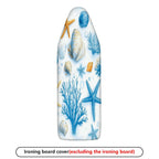 1-Piece seashell coral starfish  Ironing Board Cover, Universal Size, Without Board