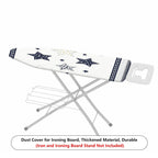 1-Piece Star Pattern Navy White  Ironing Board Cover, Universal Size, Without Board