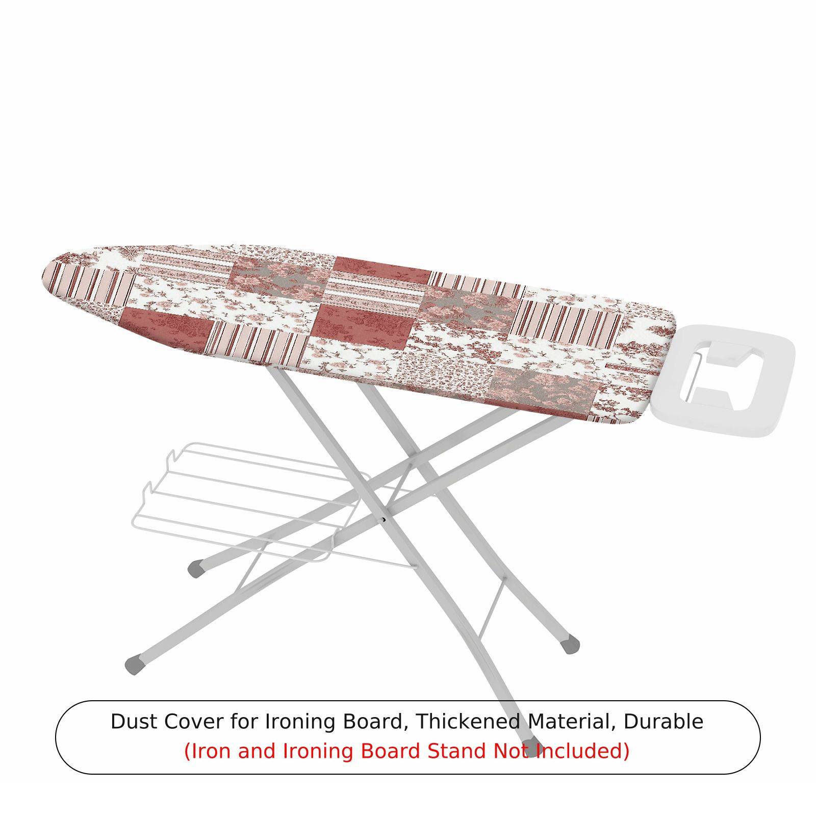 1-Piece Floral Striped Patchwork  Ironing Board Cover, Universal Size, Without Board