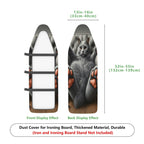 1-Piece Cat Paw Print Fur  Ironing Board Cover, Universal Size, Without Board
