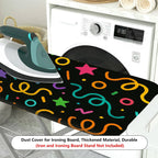 1-Piece Colorful Stars Confetti Party  Ironing Board Cover, Universal Size, Without Board
