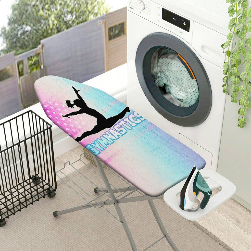 1-Piece Gymnastics Silhouette Star  Ironing Board Cover, Universal Size, Without Board