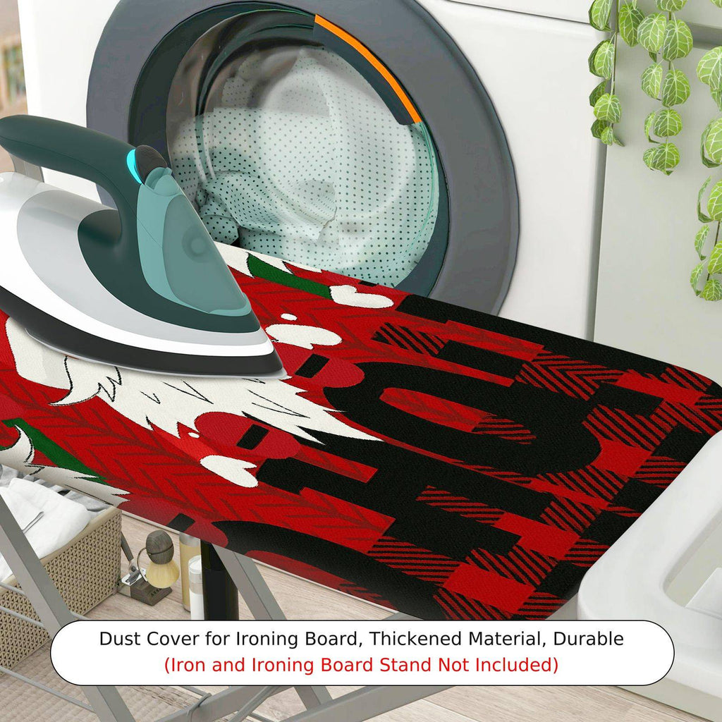 1-Piece Merry Christmas Santa Claus Red  Ironing Board Cover, Universal Size, Without Board