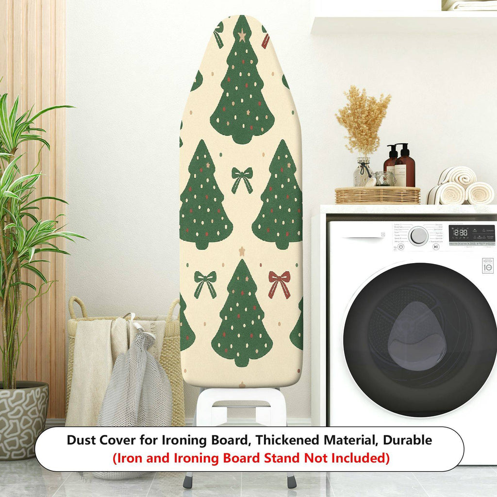 1-Piece Christmas Tree Bow Star  Ironing Board Cover, Universal Size, Without Board