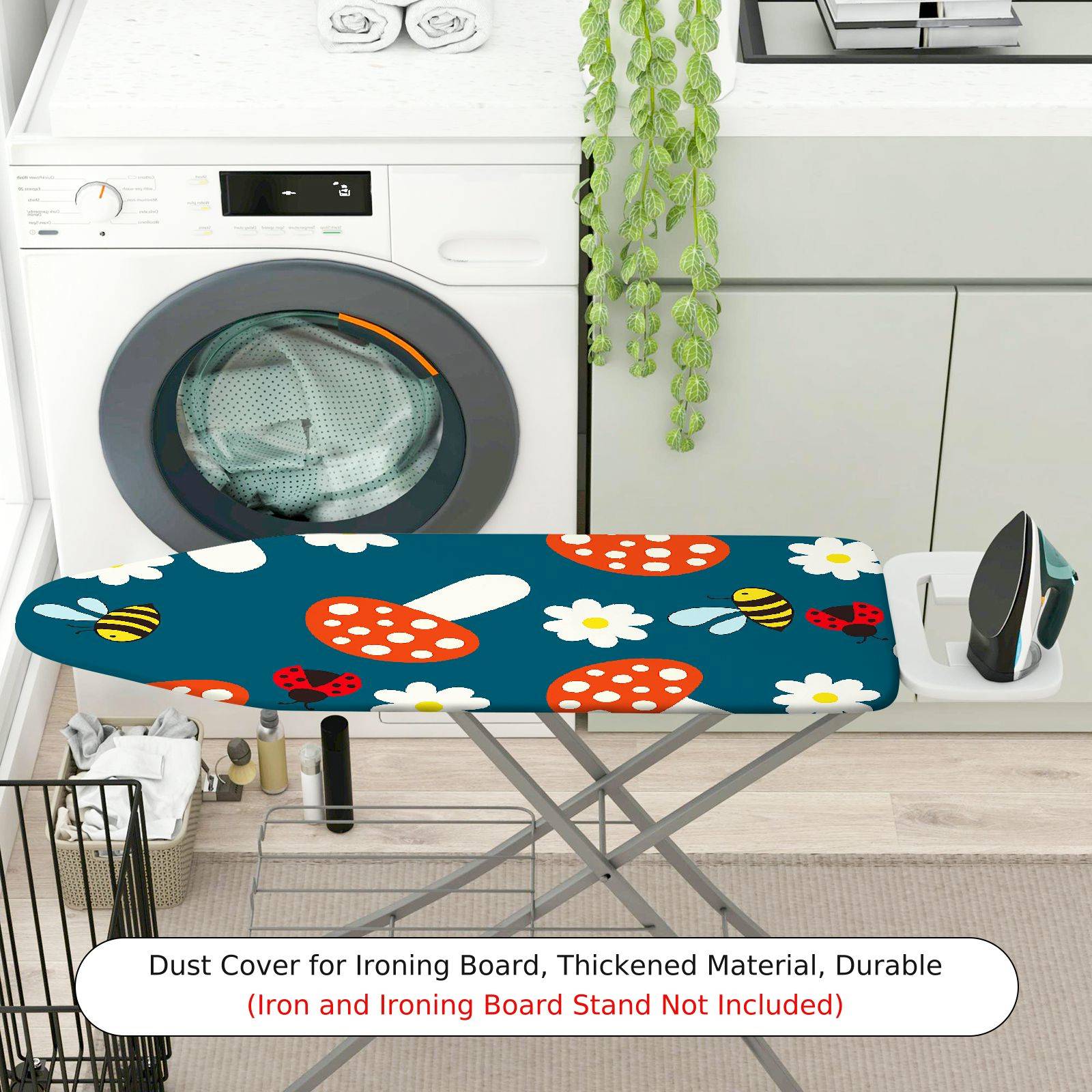 1-Piece Floral Animal  Ironing Board Cover, Universal Size, Without Board