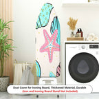 1-Piece Shell Starfish Ocean  Ironing Board Cover, Universal Size, Without Board