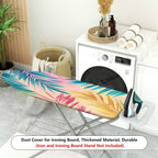 1-Piece Tropical Leaves Colorful Gradient  Ironing Board Cover, Universal Size, Without Board