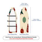 1-Piece Christmas Tree Pattern Ornament  Ironing Board Cover, Universal Size, Without Board