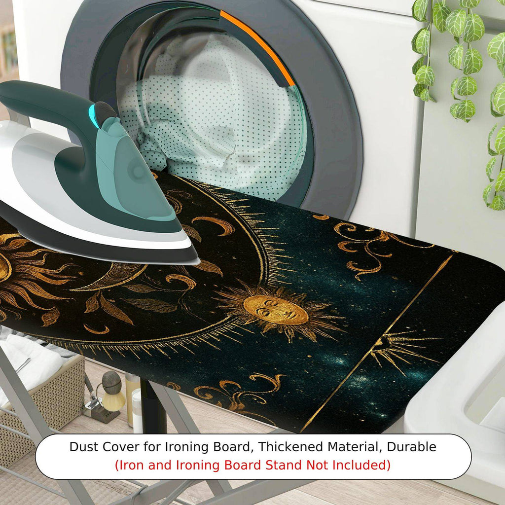 1-Piece Sun Moon Star  Ironing Board Cover, Universal Size, Without Board