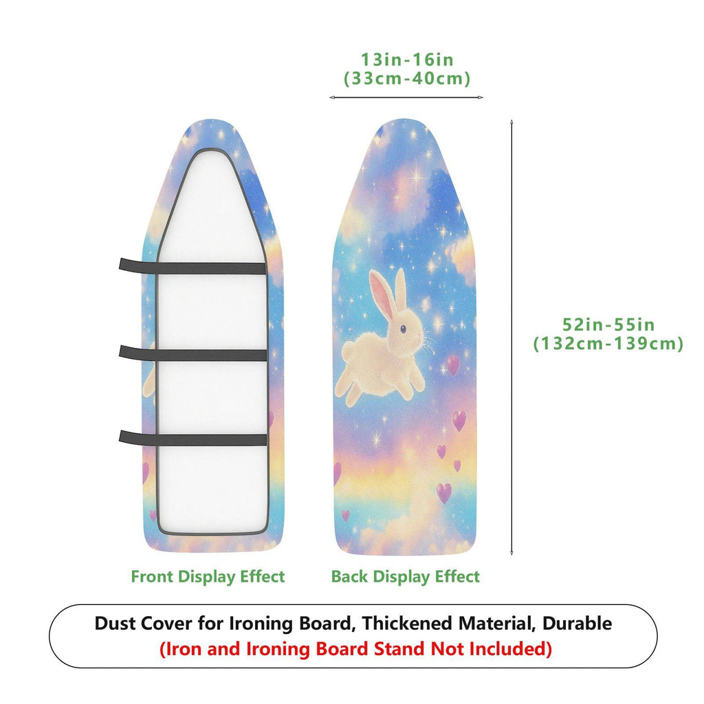 1-Piece Rabbit Star Sky Heart  Ironing Board Cover, Universal Size, Without Board