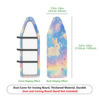 1-Piece Rabbit Star Sky Heart  Ironing Board Cover, Universal Size, Without Board