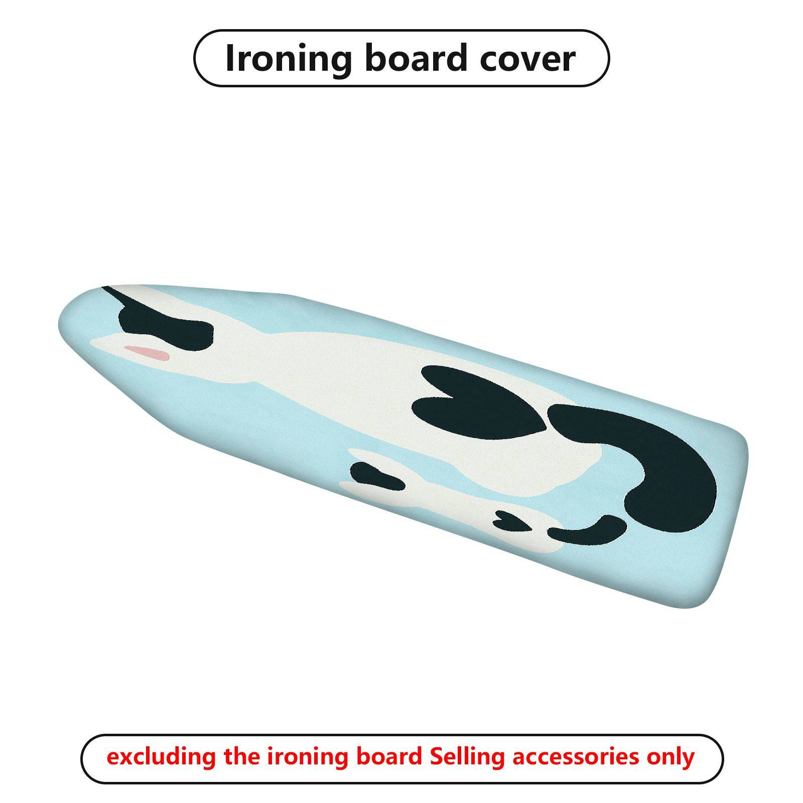 1-Piece Animal Dog Blue  Ironing Board Cover, Universal Size, Without Board