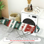 1-Piece Reindeer Christmas Snowflake  Ironing Board Cover, Universal Size, Without Board