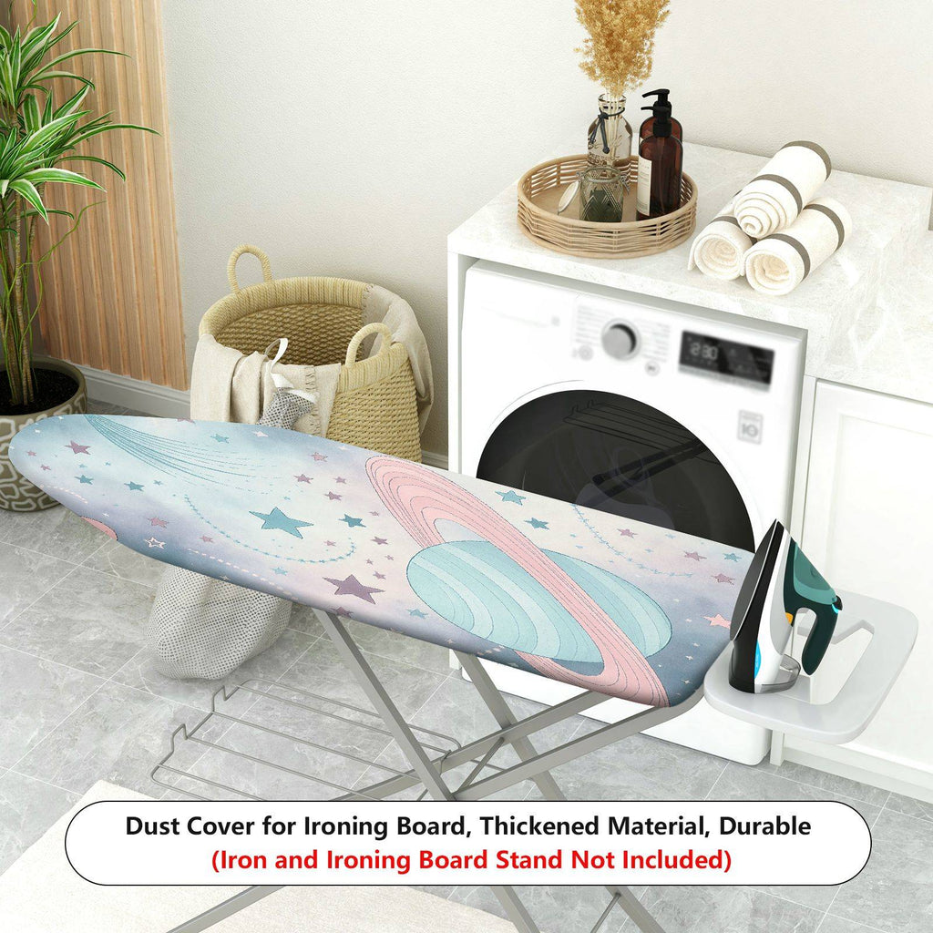 1-Piece Starry Galaxy Planet  Ironing Board Cover, Universal Size, Without Board
