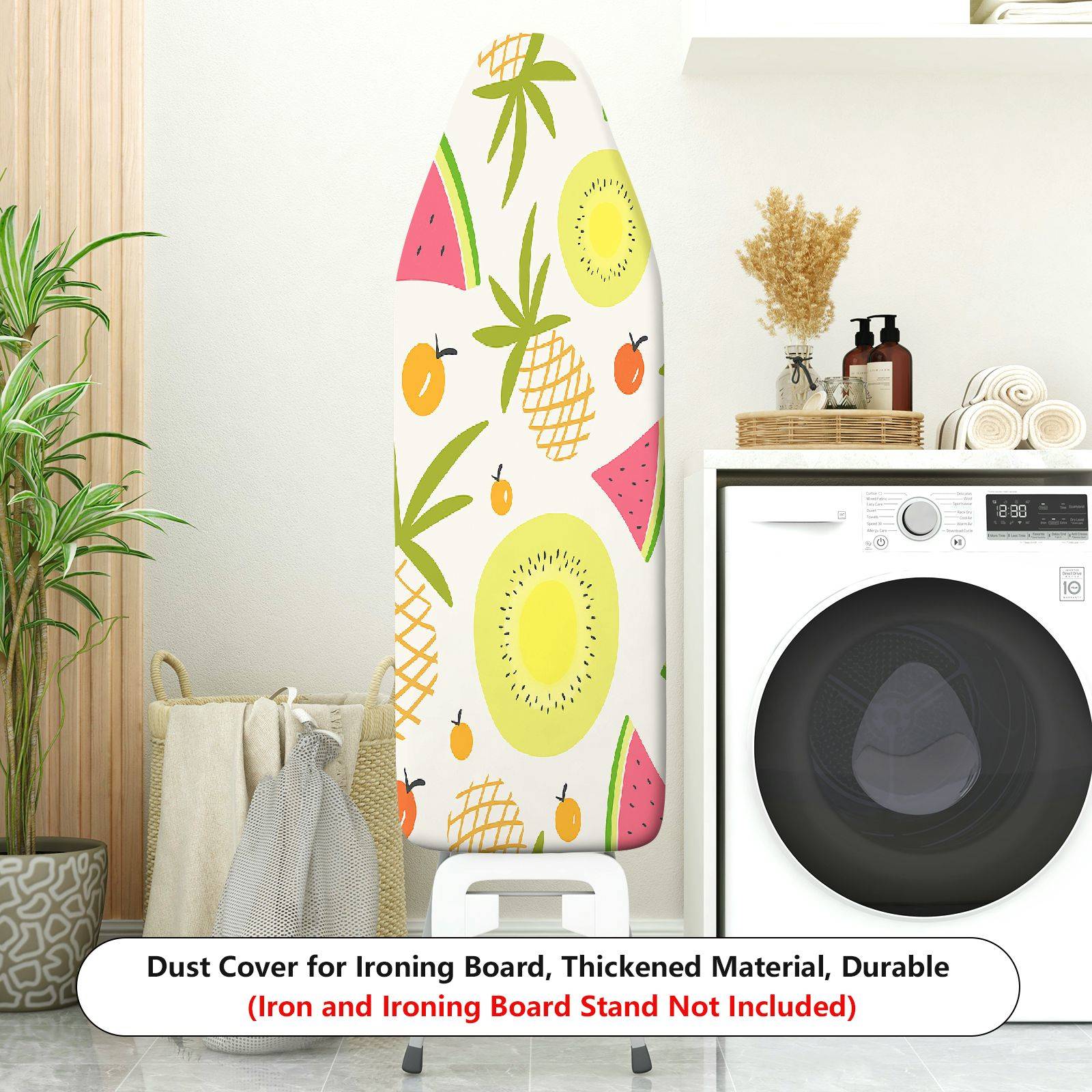 1-Piece Fruit Tropical Summer  Ironing Board Cover, Universal Size, Without Board