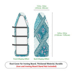 1-Piece Floral Bohemian Retro  Ironing Board Cover, Universal Size, Without Board