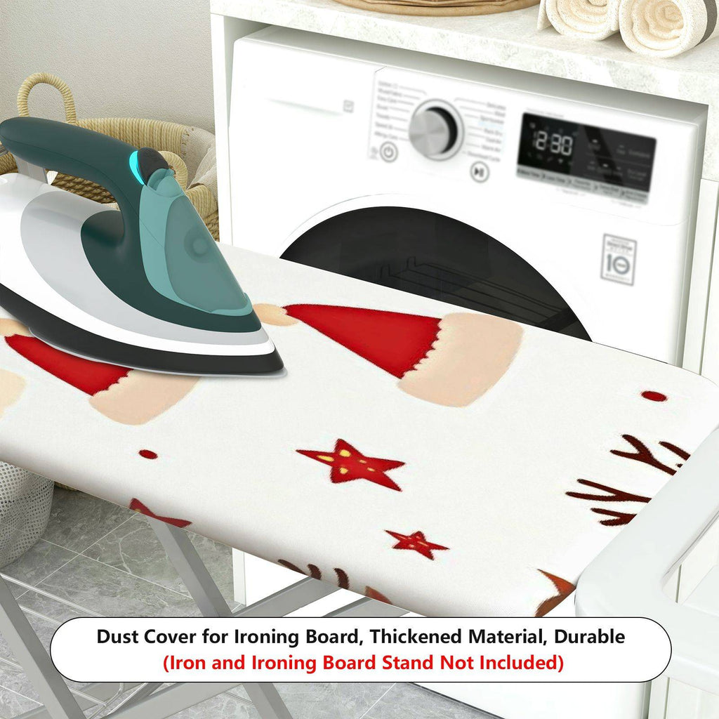 1-Piece Christmas Reindeer Santa  Ironing Board Cover, Universal Size, Without Board