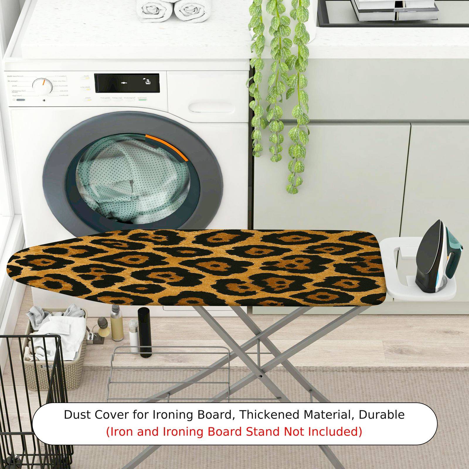 1-Piece Leopard Animal Print Fashion  Ironing Board Cover, Universal Size, Without Board