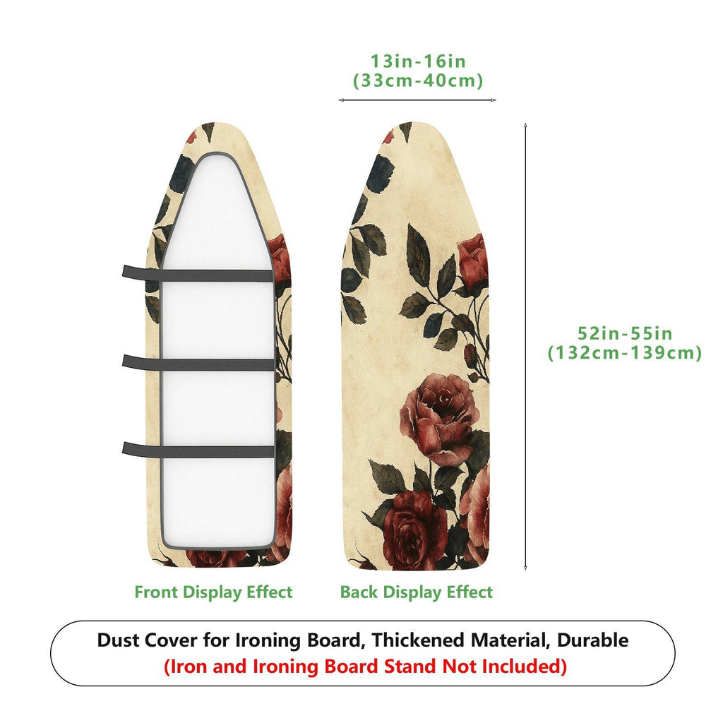 1-Piece Floral Pattern Vintage Retro  Ironing Board Cover, Universal Size, Without Board