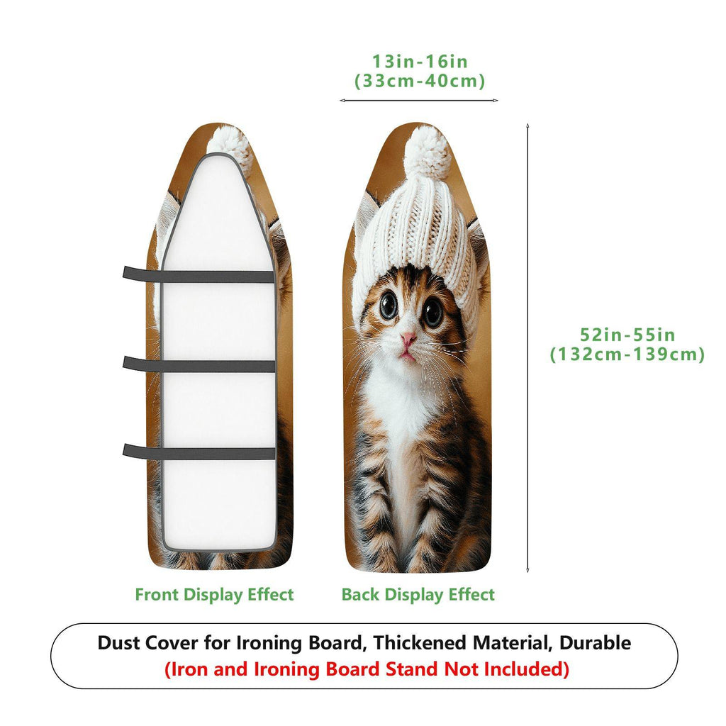 1-Piece Cute Cat Knit Cap  Ironing Board Cover, Universal Size, Without Board