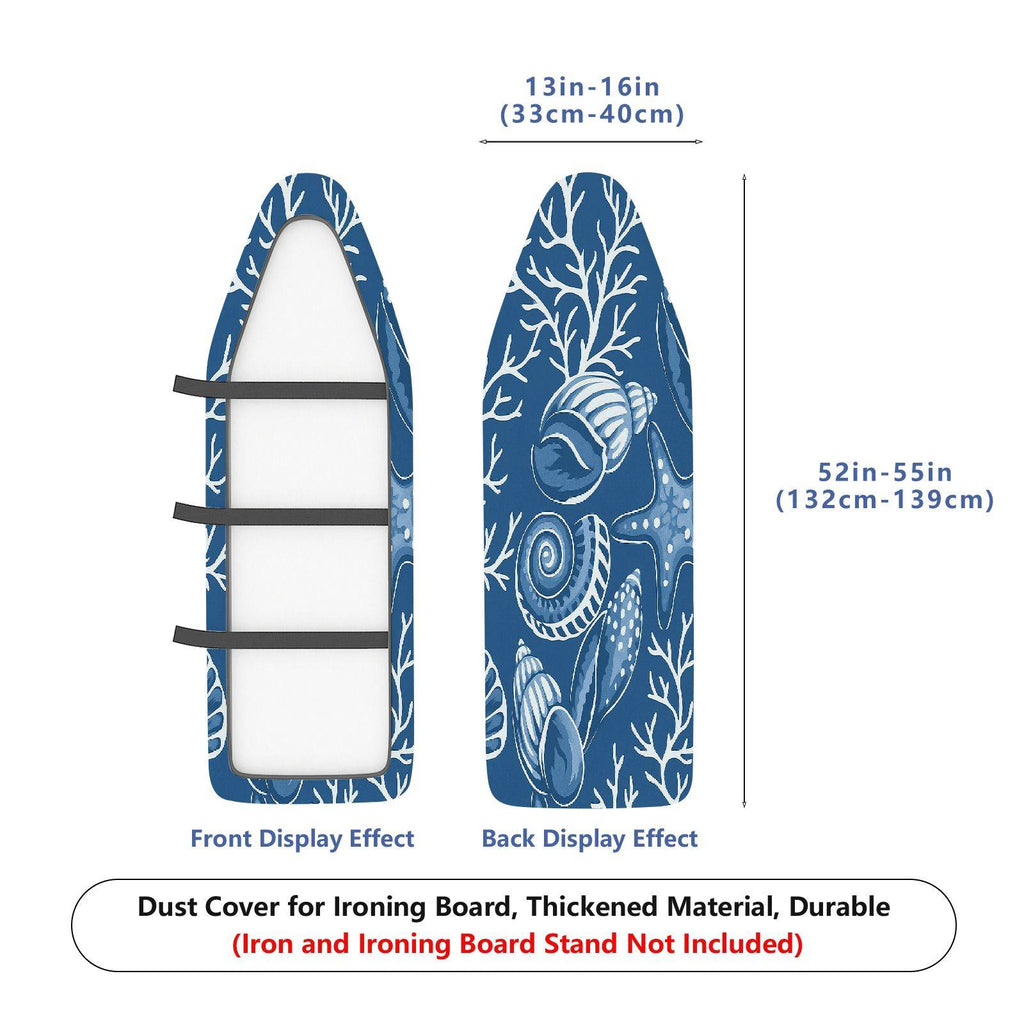 1-Piece Ocean Shell Star  Ironing Board Cover, Universal Size, Without Board