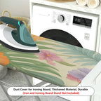 1-Piece Floral Tropical Vibrant  Ironing Board Cover, Universal Size, Without Board