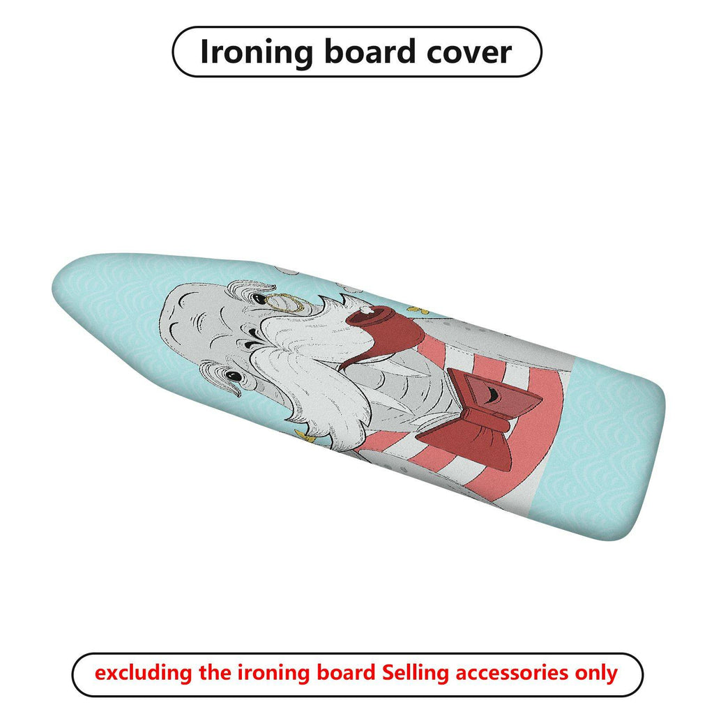 1-Piece Christmas Santa Claus  Ironing Board Cover, Universal Size, Without Board